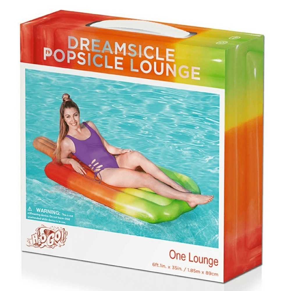 Dreamsicle Popsicle Pool Float